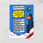 D'appel Carte d'échange de jour des mères personnalisées a (Dos)