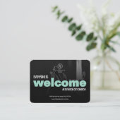 D'appel Carte d'invitation de bienvenue à l'église Modèle (Debout devant)