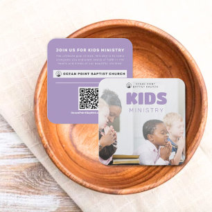 D'appel Carte d'invitation pour le ministère des enfants d