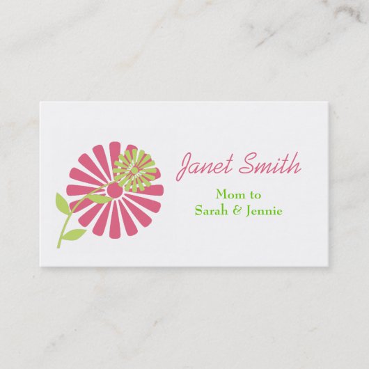 D'appel Carte élégante de maman (Devant)