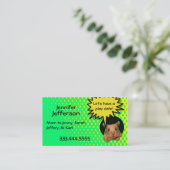 D'appel Carte faite sur commande de maman de hamster (Debout devant)