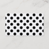 D'appel Carte faite sur commande noire et blanche trop (Dos)