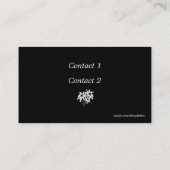 D'appel Carte mère Edelweiss noir et blanc (Dos)