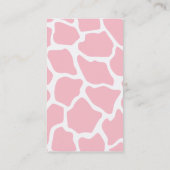 D'appel Carte mère girafe personnalisée (Dos)