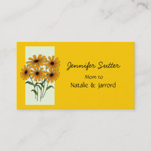 D'appel Carte mère Suzanne Flowers Jaune Doré