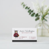 D'appel Carte mignonne de maman de fille de coccinelle (Debout devant)