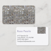 D'appel Carte nacrée moderne de contact (Devant / Derrière)