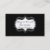 D'appel Carte noire et blanche de représentant d'obtention (Dos)