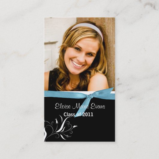 D'appel Carte noire et blanche de représentant d'obtention (Devant)