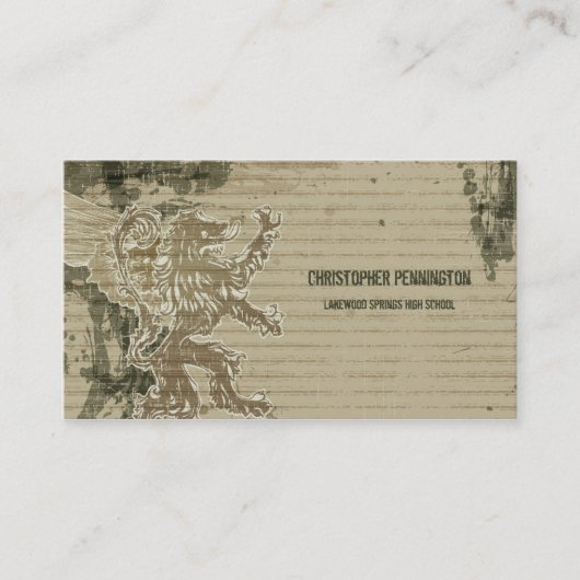 D'appel Carte nominative affligée d'obtention du diplôme (Devant)