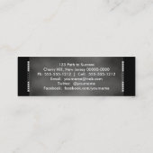 D'appel Carte nominative d'insertion de photo de classe (Dos)