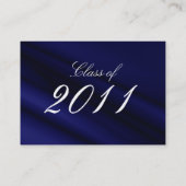 D'appel Carte nominative d'obtention du diplôme, vague en (Dos)