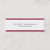 D'appel Carte nominative rouge de casquette d'obtention du (Dos)