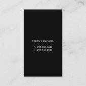 D'appel Carte pourpre et blanche élégante de maman (Dos)