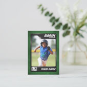 D'appel Carte PRO Baseball avec carte de commerce Stats Pl (Debout devant)