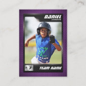 D'appel Carte PRO Baseball avec carte de commerce Stats Pl (Devant)