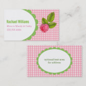 D'appel Carte Raspberry Mommy Play (Devant / Derrière)