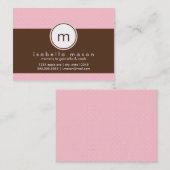 D'appel Carte rose et Brown de maman de à petits pois (Devant / Derrière)