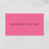 D'appel Carte rose et Brown de maman de fleurs (Dos)