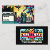 D'appel Carte Super Hero Plan-a-Play (Devant / Derrière)