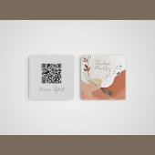 D'appel Carte téléphonique Abstraite Boho Terracotta