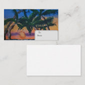 D'appel Carte tropicale (Devant / Derrière)