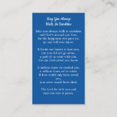 D'appel Célébration Patriotique De La Carte De Prière De L (Dos)