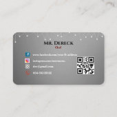 D'appel Chef Carte de visite (Dos)