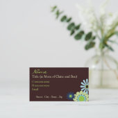 D'appel Chocolat et carte bleue de maman de hanche (Debout devant)