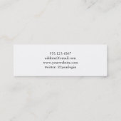 D'appel Classe de frontière de carte nominative de (Dos)