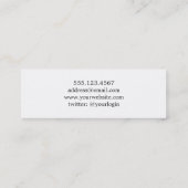 D'appel Classe de frontière de carte nominative de (Dos)