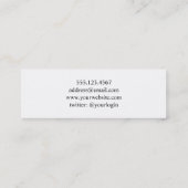 D'appel Classe de frontière de carte nominative de (Dos)