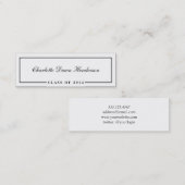 D'appel Classe de frontière de carte nominative de (Devant / Derrière)