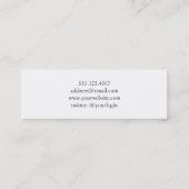 D'appel Classe de frontière de carte nominative de (Dos)