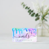 D'appel Code QR de la carte d'affaires de technicienne en  (Debout devant)