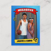 D'appel Comic personnalisé Meilleurs amis Carte de commerc (Devant)