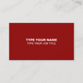 D'appel Conception de textes simples sur carte de visite r (Devant)