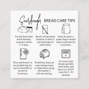 D'appel Conseils d'entretien du pain au levain avec carte