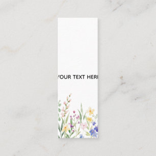 D'appel Créez votre propre carte de visite florale