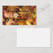D'appel Daisy En Carte de visite Feuille (Devant / Derrière)