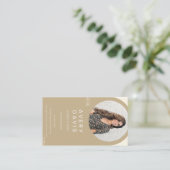 D'appel Éditeur vidéo carte de visite (Debout devant)