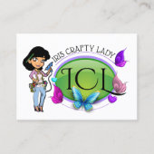 D'appel Élégant Carte de visite artisanal (Devant)