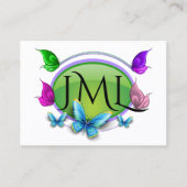 D'appel Élégant Carte de visite artisanal (Devant)