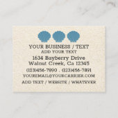 D'appel Élégant Carte de visite Shell (Dos)