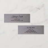 D'appel Élégant Silver Graduation Insérer une carte de nom (Devant / Derrière)