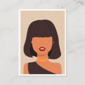 D'appel Elégantes Boucles d'oreilles Carte d'affichage Ajo (Devant)