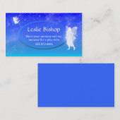 D'appel Fées brillantes sur la carte de date de lecture bl (Devant / Derrière)