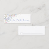 D'appel Fête des mariées fleur sauvage Date Carte d'Idée d (Devant / Derrière)