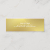 D'appel Feuille d'or du Faux de la fille de carte (Dos)