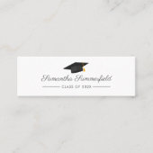 D'appel Graduation 2023 Nom Carte Script Moderne (Devant)